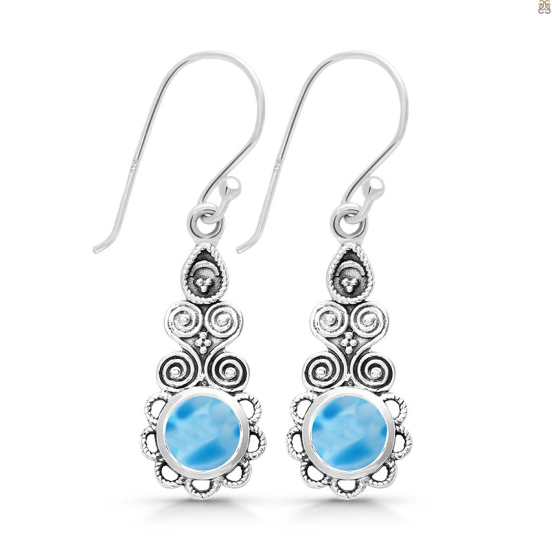Larimar Earring