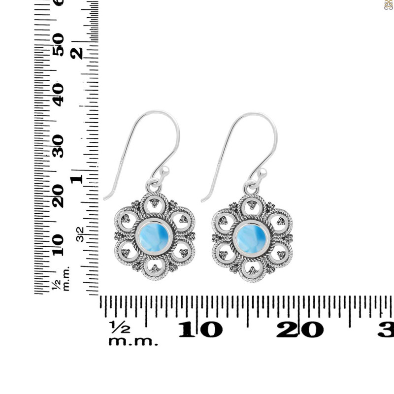 Larimar Earring LAR-RDE-204.