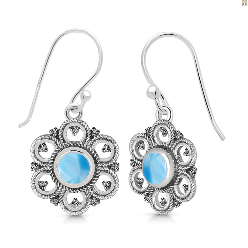 Larimar Earring