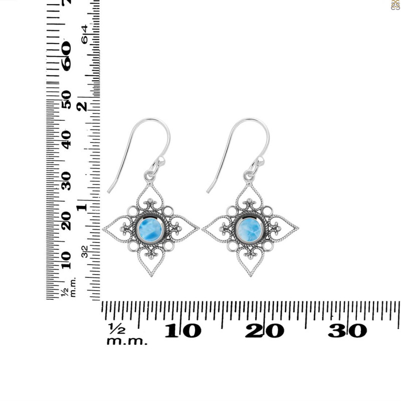 Larimar Earring LAR-RDE-206.