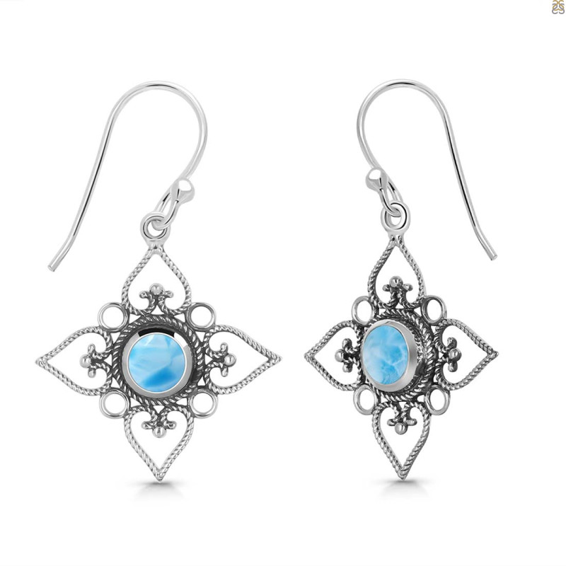 Larimar Earring