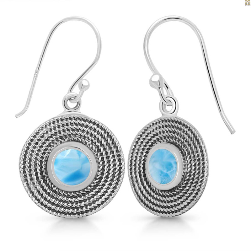 Larimar Earring