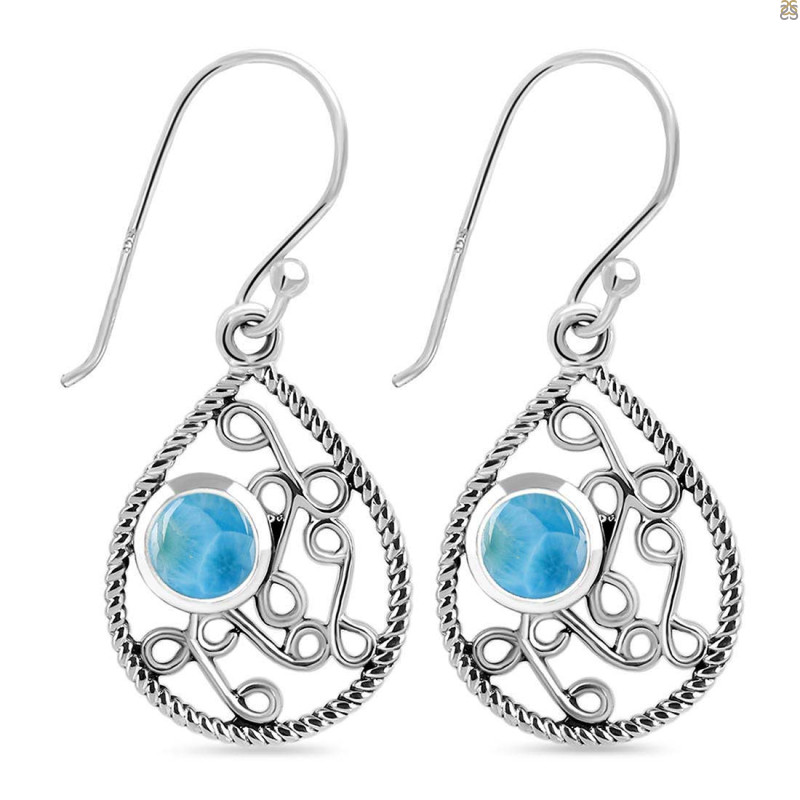 Larimar Earring