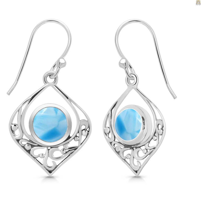 Larimar Earring