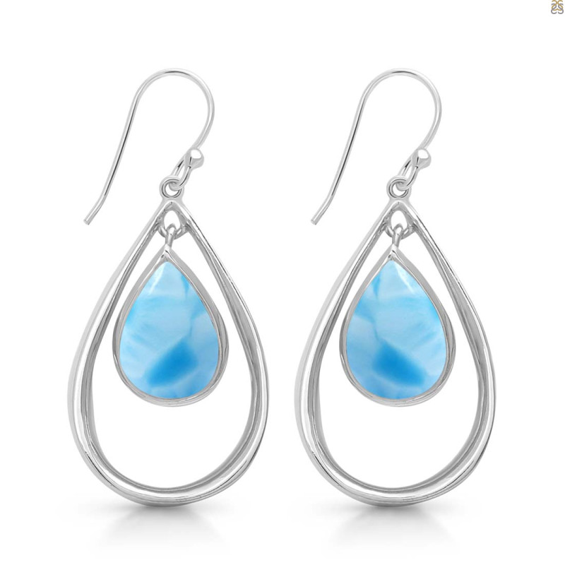 Larimar Earring