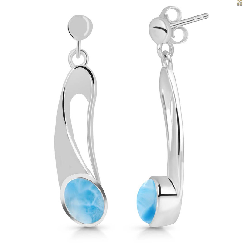 Larimar Earring