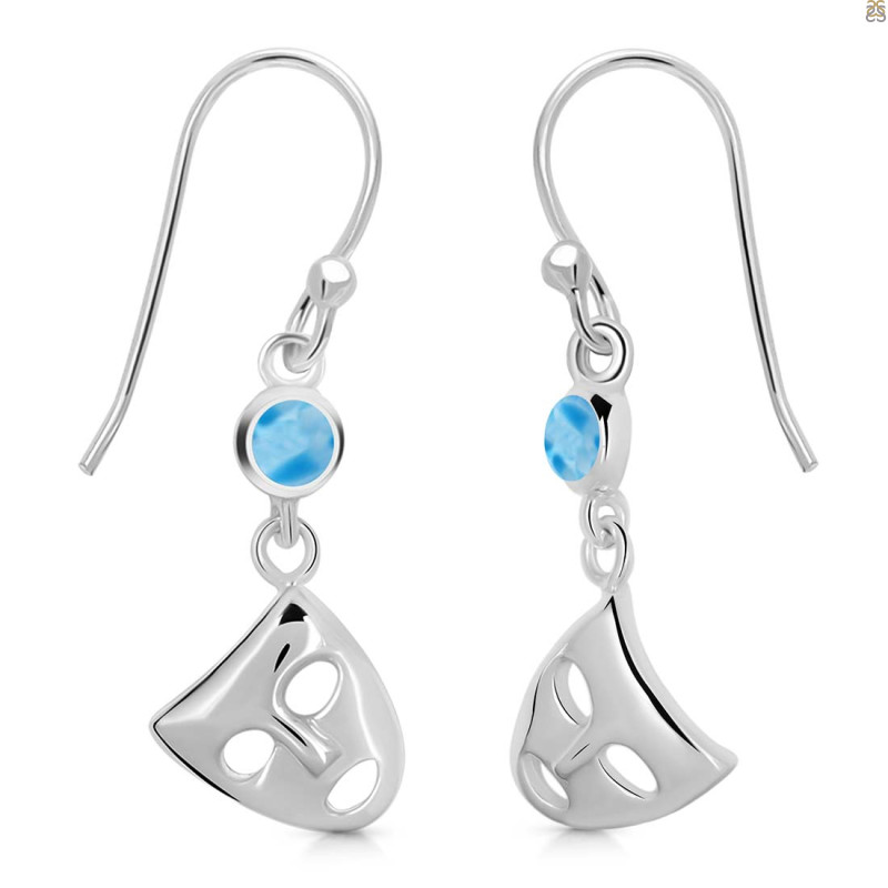 Larimar Earring
