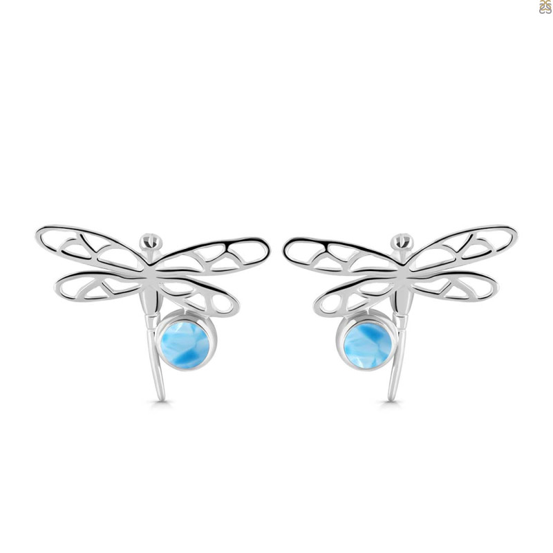 Larimar Stud Earring LAR-RDE-465.