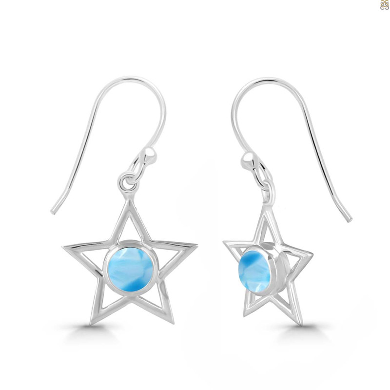Larimar Earring