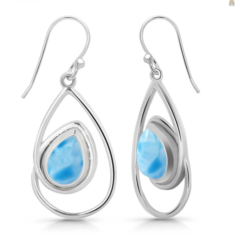 Larimar Earring