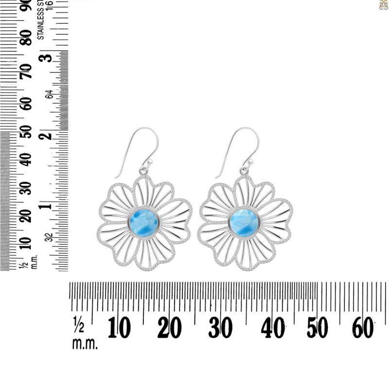 Larimar Earring LAR-RDE-59.