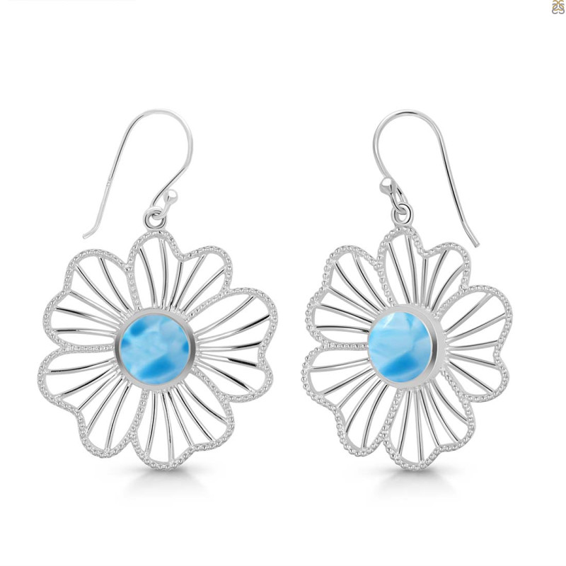 Larimar Earring