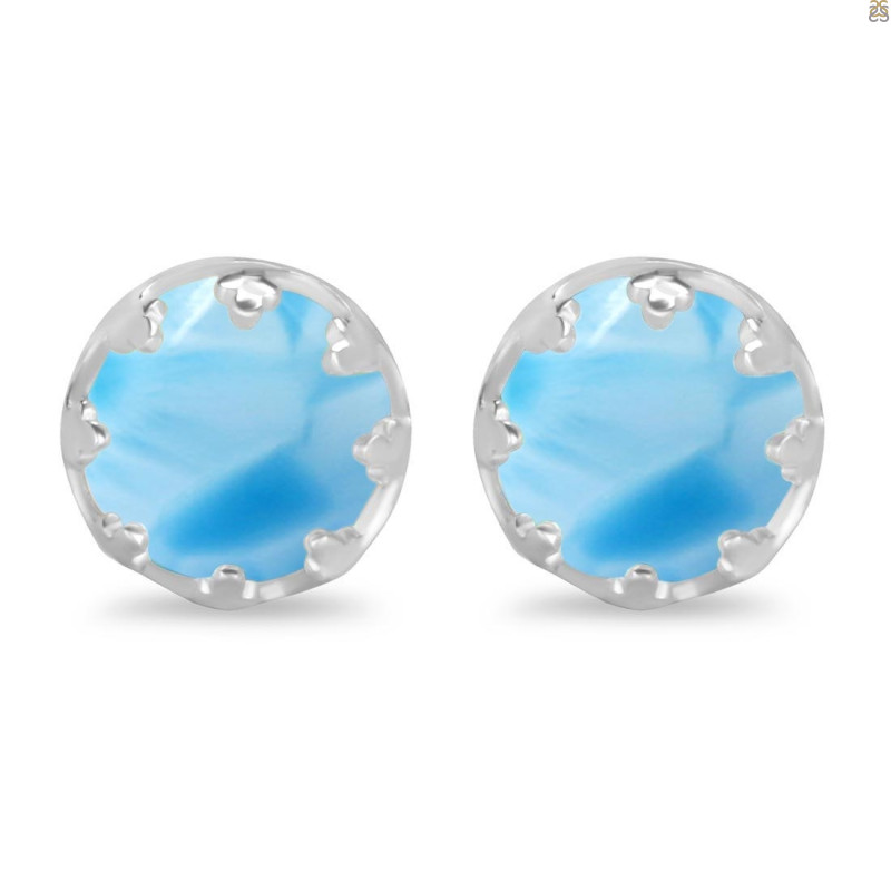 Larimar Stud Earring LAR-RDE-702.