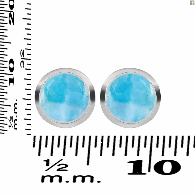 Larimar Stud Earring LAR-RDE-719.