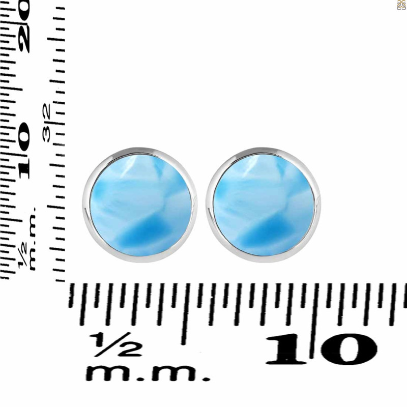 Larimar Stud Earring LAR-RDE-723.