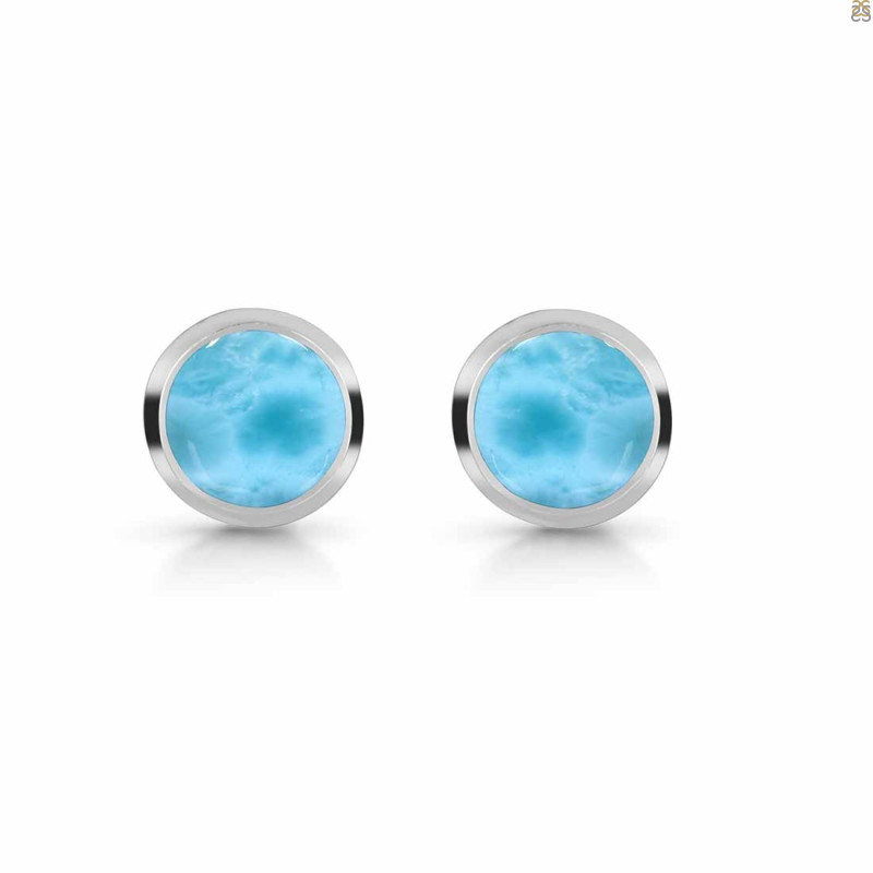 Larimar Stud Earring LAR-RDE-724.