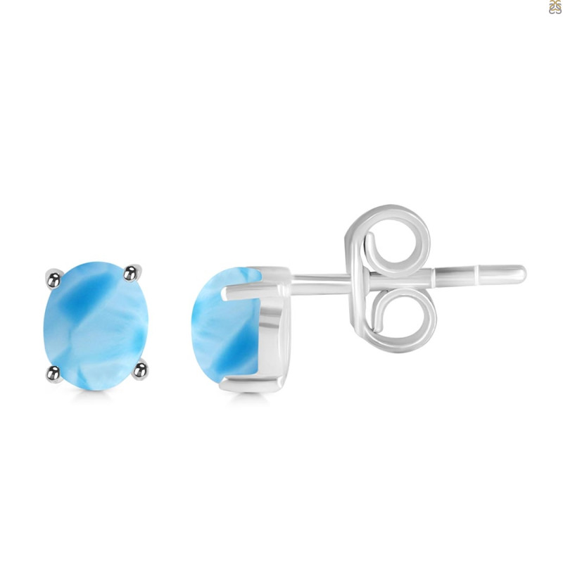 Larimar Stud Earring LAR-RDE-791.