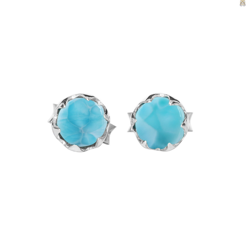 Larimar Stud Earring LAR-RDE-809.