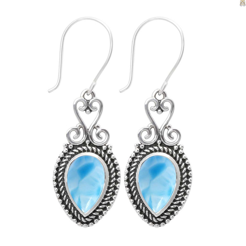 Larimar Earring