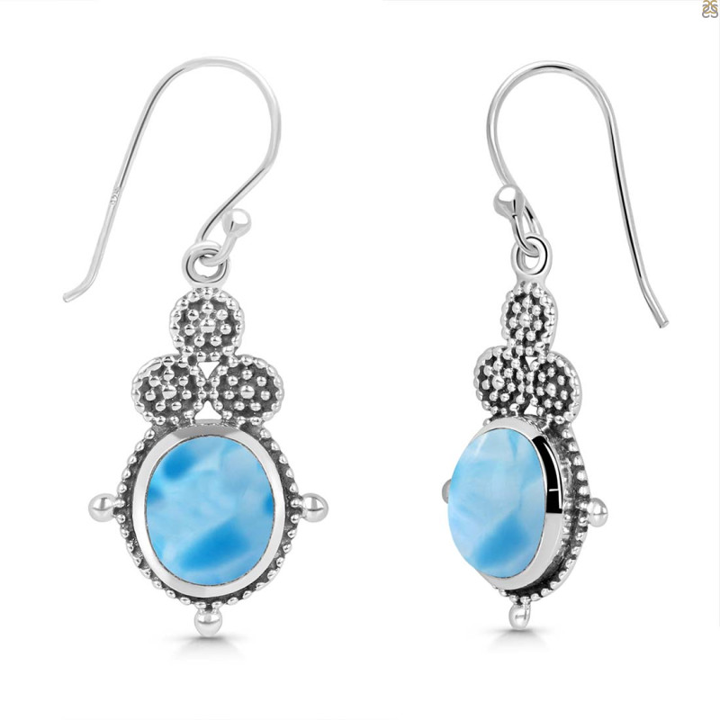 Larimar Earring