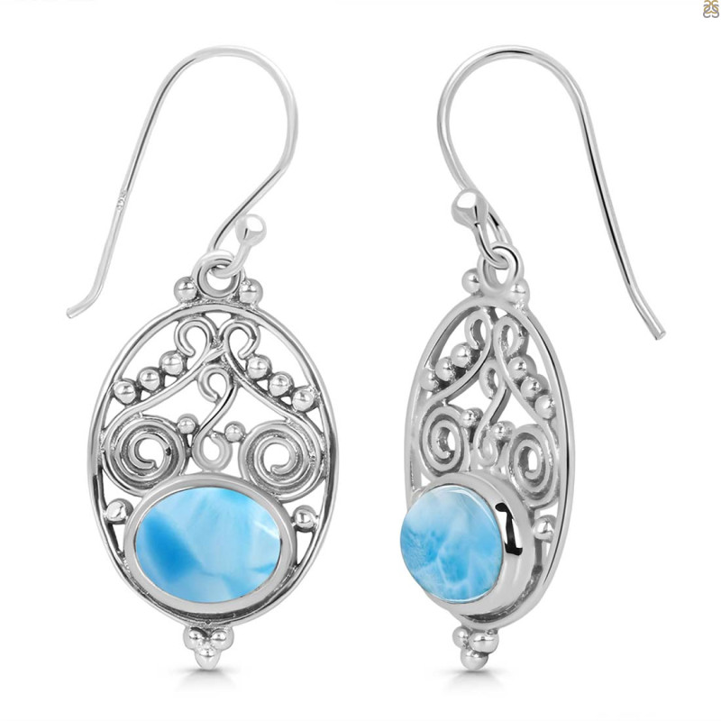 Larimar Earring