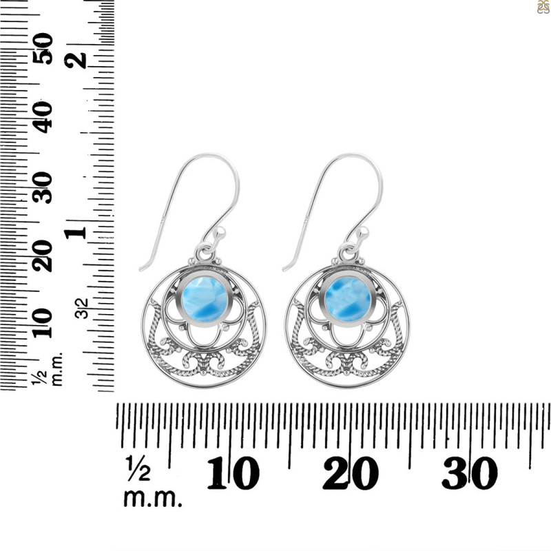 Larimar Earring LAR-RDE-84.
