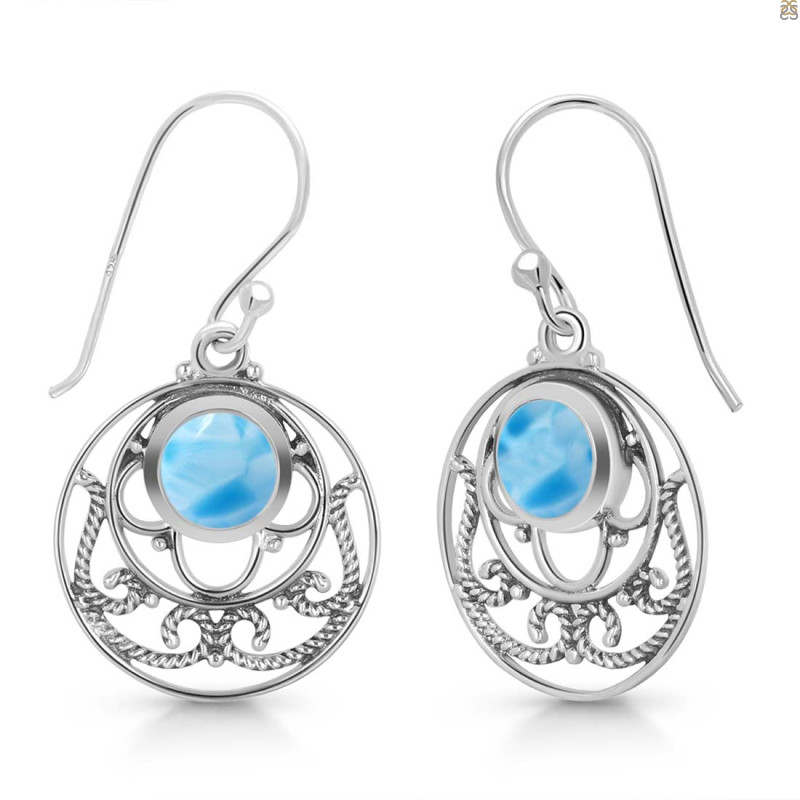 Larimar Earring