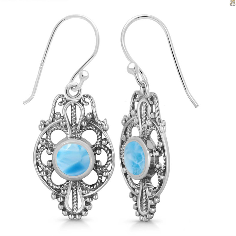 Larimar Earring