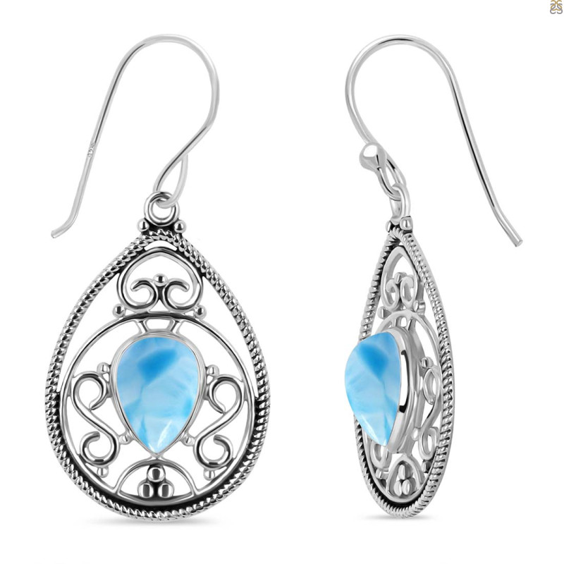 Larimar Earring