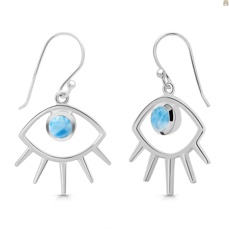 Larimar Earring