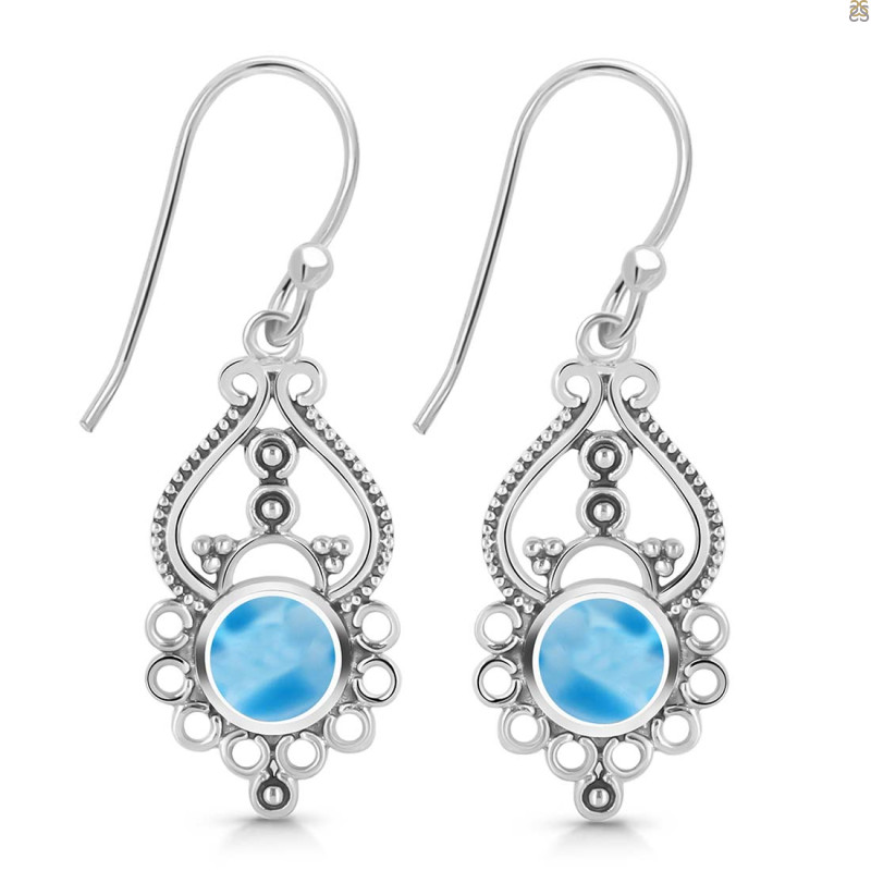 Larimar Earring LAR-RDE-90.