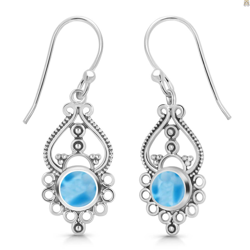 Larimar Earring
