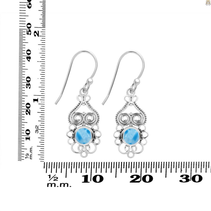 Larimar Earring LAR-RDE-91.