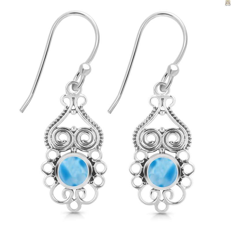 Larimar Earring LAR-RDE-91.