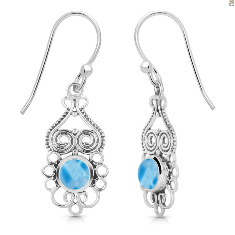 Larimar Earring
