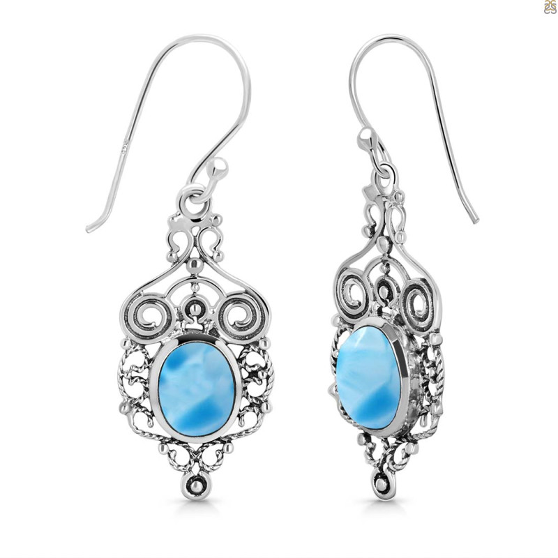 Larimar Earring