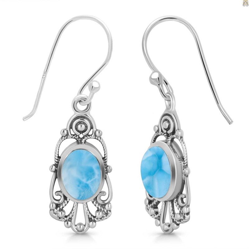 Larimar Earring