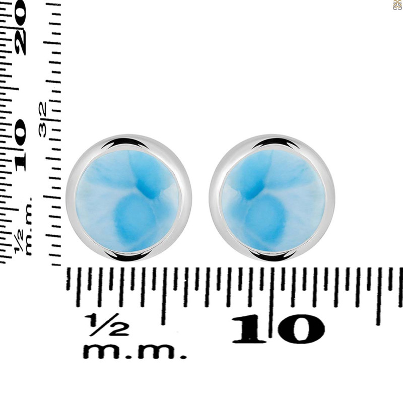 Larimar Stud Earring LAR-RDE-992.