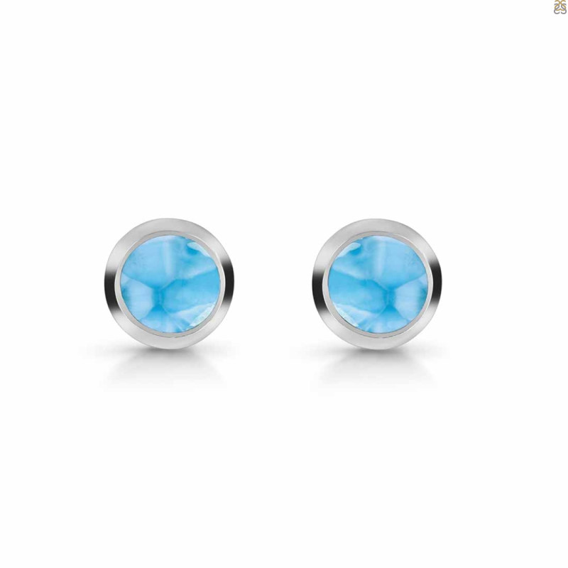 Larimar Stud Earring LAR-RDE-993.