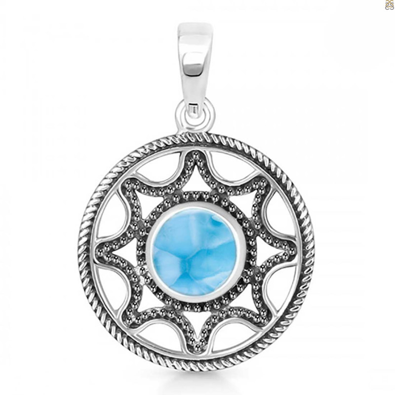 Larimar Pendant LAR-RDEP-200.