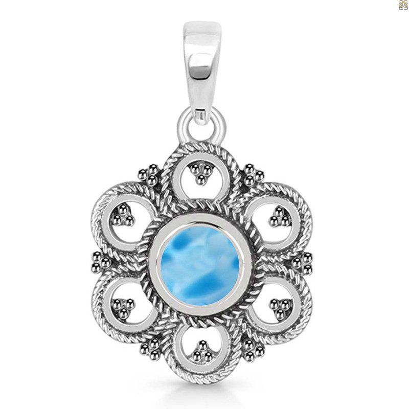 Larimar Pendant LAR-RDEP-204.