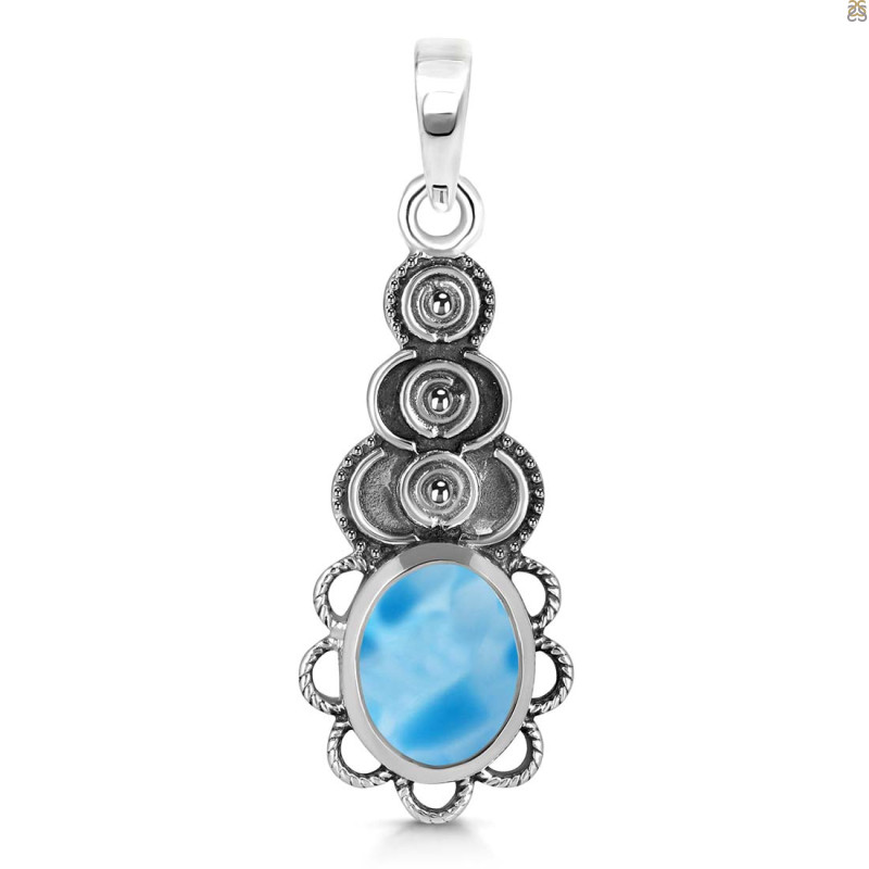 Larimar Pendant LAR-RDEP-214.