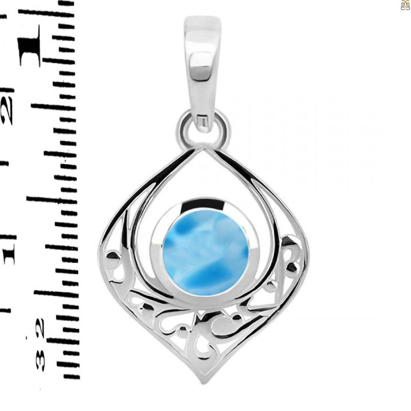 Larimar Pendant LAR-RDEP-228.