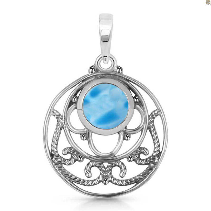 Larimar Pendant LAR-RDEP-84.