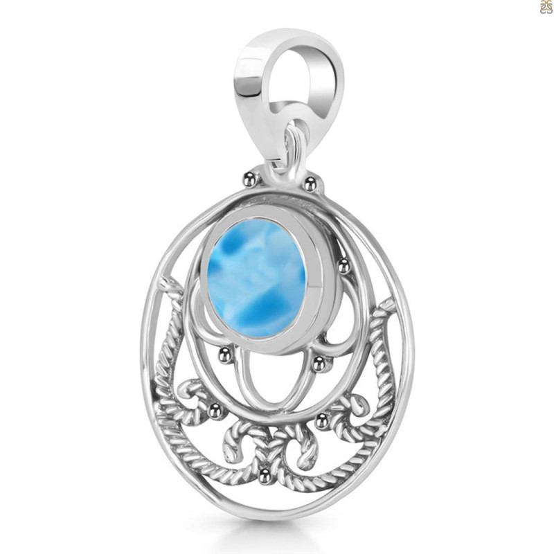Larimar Pendant LAR-RDEP-84.