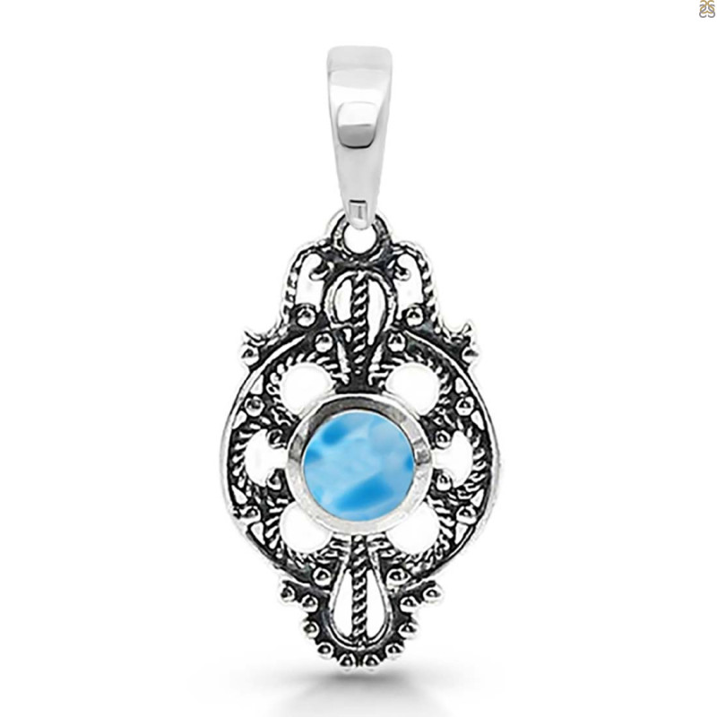 Larimar Pendant LAR-RDEP-85.