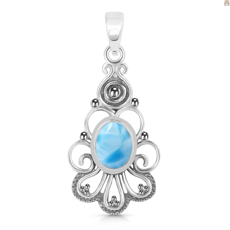 Larimar Pendant LAR-RDEP-96.