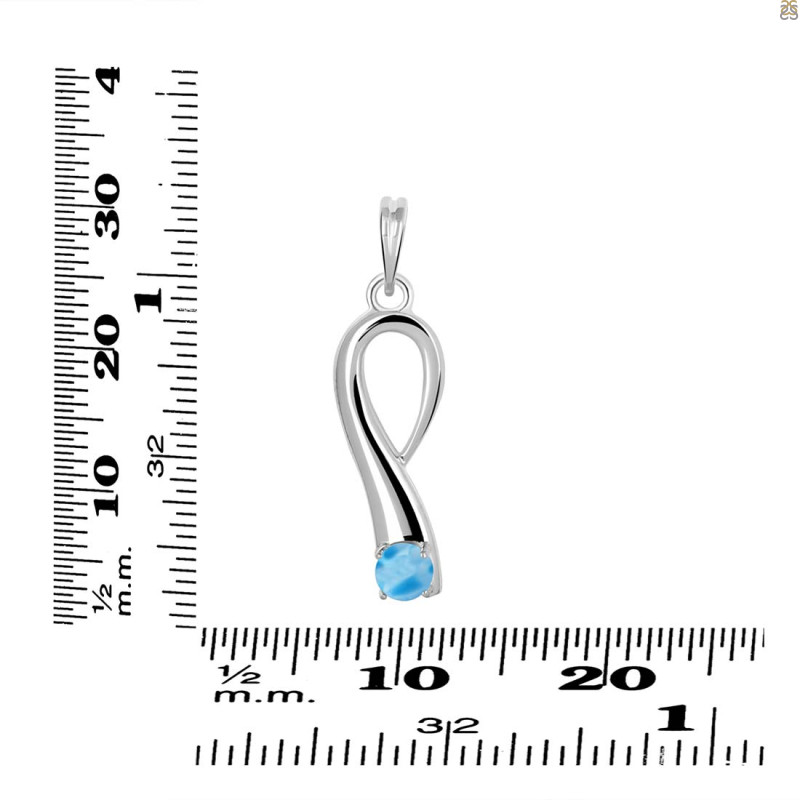 Larimar Pendant LAR-RDP-229.