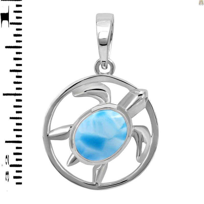 Larimar Pendant LAR-RDP-238.