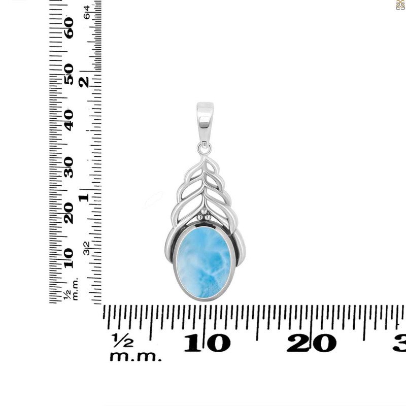 Larimar Pendant LAR-RDP-259.